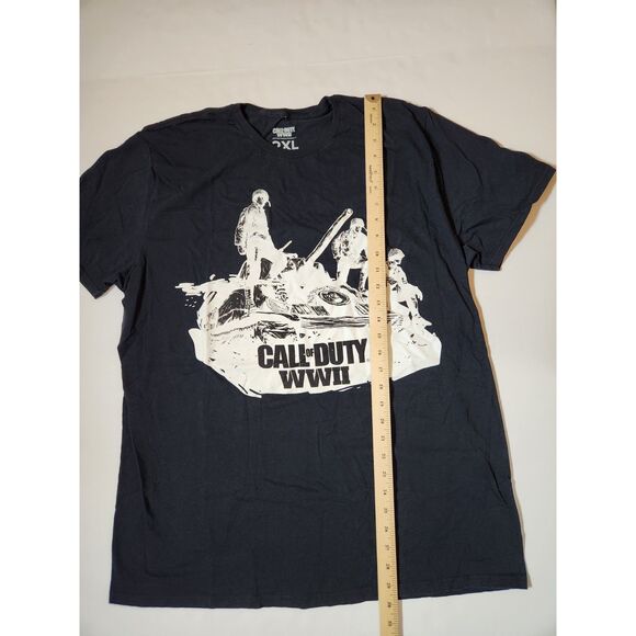 Call of Duty WWII Black Tee – Men’s 2XL, Short Sleeve Gamer Shirt – Activision - Picture 3 of 9